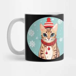 Bengal Cat Xmas, Love Cats Mug