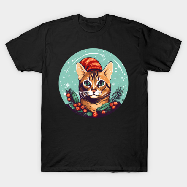 Bengal Cat Xmas, Love Cats T-Shirt by logiamerch