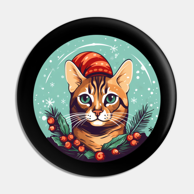 Bengal Cat Xmas, Love Cats Pin by logiamerch