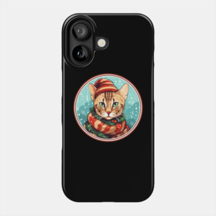 Bengal Cat Xmas, Love Cats Phone Case