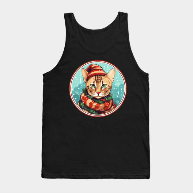 Bengal Cat Xmas, Love Cats Tank Top by logiamerch