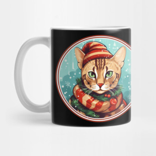 Bengal Cat Xmas, Love Cats Mug