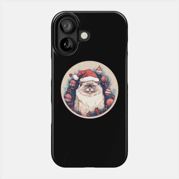 Birman Cat Xmas, Love Cats Phone Case by logiamerch