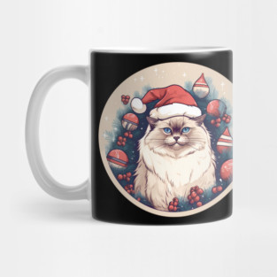 Birman Cat Xmas, Love Cats Mug