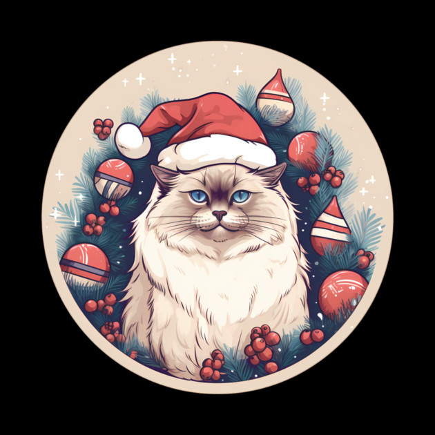 Birman Cat Xmas, Love Cats by logiamerch