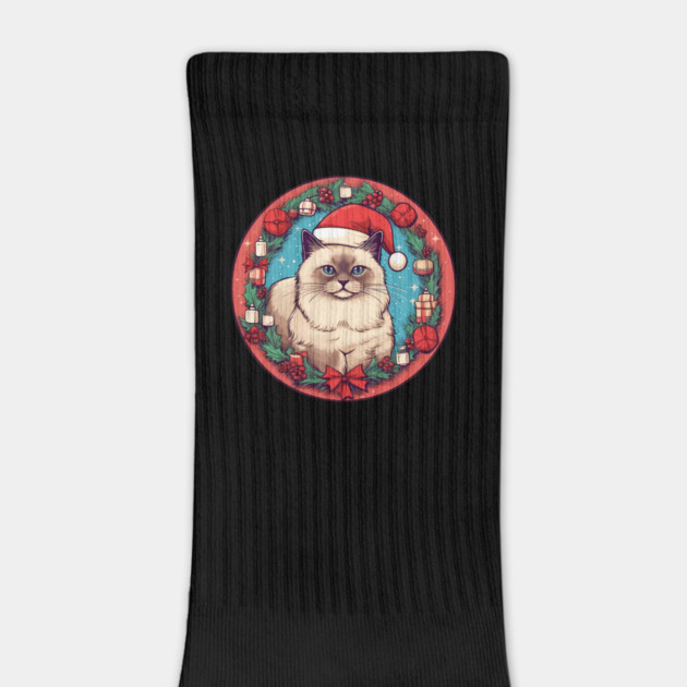 Birman Cat Xmas, Love Cats by logiamerch