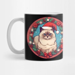 Birman Cat Xmas, Love Cats Mug