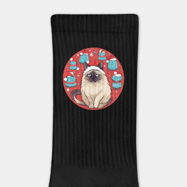 Birman Cat Xmas, Love Cats by logiamerch