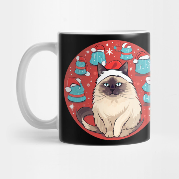 Birman Cat Xmas, Love Cats by logiamerch
