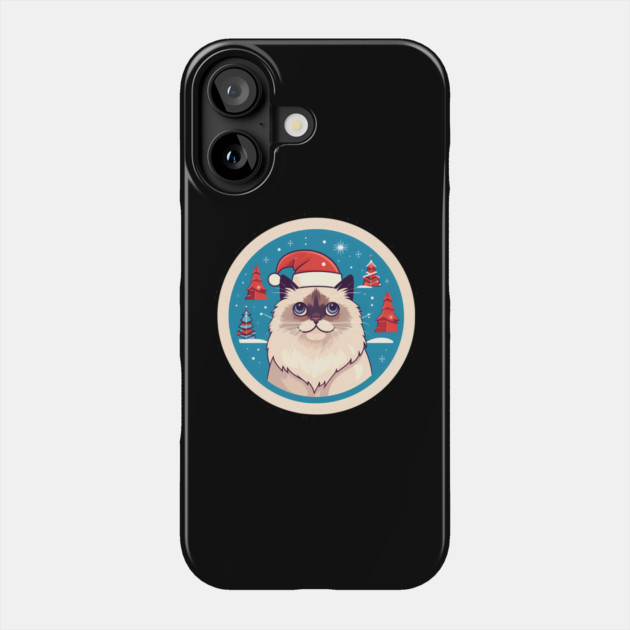 Birman Cat Xmas, Love Cats Phone Case by logiamerch