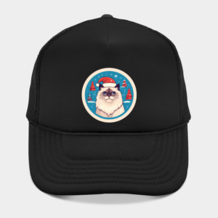 Birman Cat Xmas, Love Cats Hat
