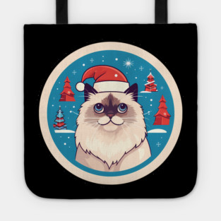 Birman Cat Xmas, Love Cats Tote