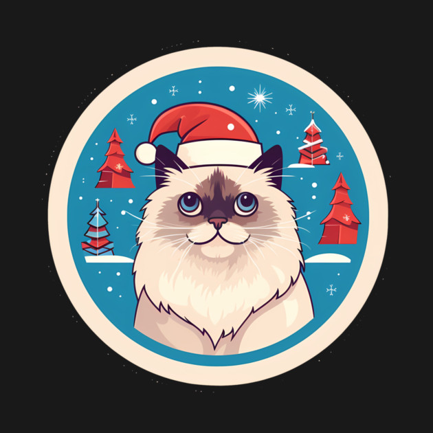 Birman Cat Xmas, Love Cats by logiamerch