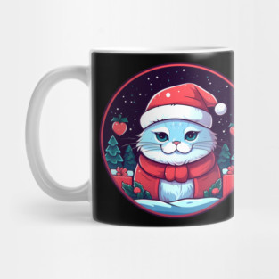 British Shorthair Cat Xmas, Love Cats Mug