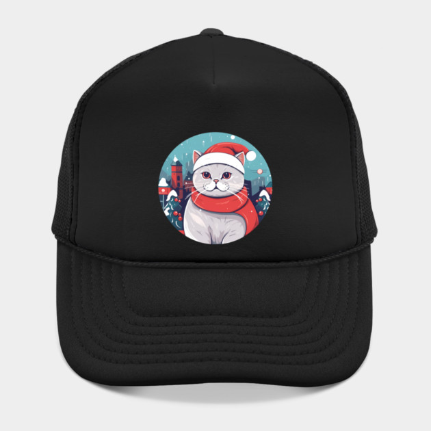 British Shorthair Cat Xmas, Love Cats by logiamerch