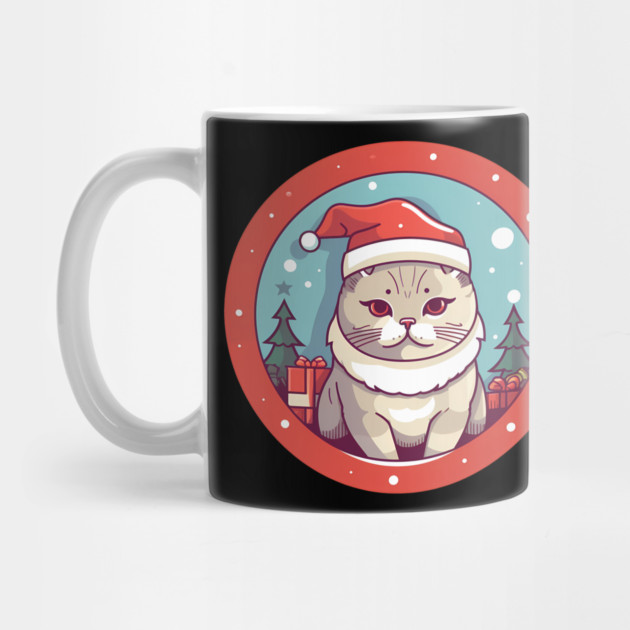 British Shorthair Cat Xmas, Love Cats by logiamerch