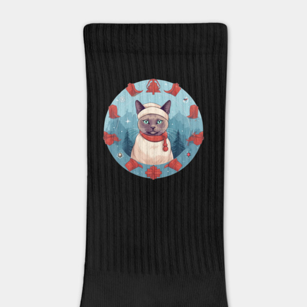 Burmese Cat Xmas, Love Cats by logiamerch