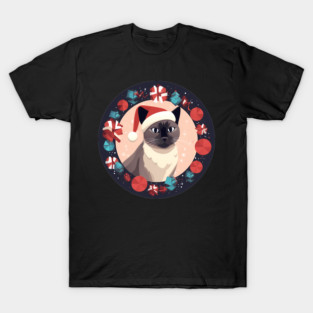 Burmese Cat Xmas, Love Cats T-Shirt