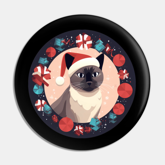 Burmese Cat Xmas, Love Cats Pin by logiamerch