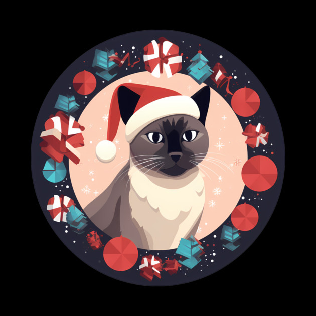 Burmese Cat Xmas, Love Cats by logiamerch