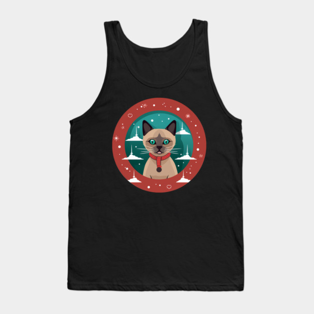 Burmese Cat Xmas, Love Cats Tank Top by logiamerch
