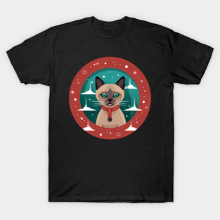 Burmese Cat Xmas, Love Cats T-Shirt