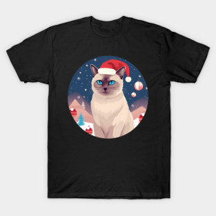 Burmese Cat Xmas, Love Cats T-Shirt