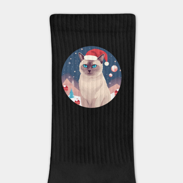 Burmese Cat Xmas, Love Cats by logiamerch