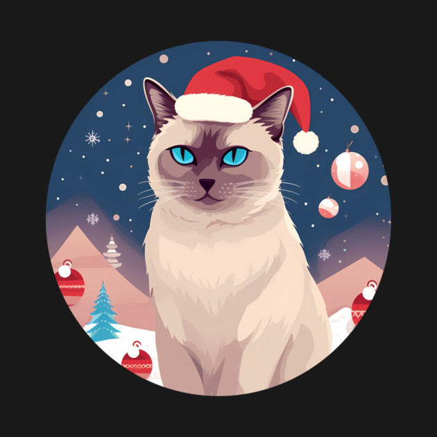 Burmese Cat Xmas, Love Cats by logiamerch