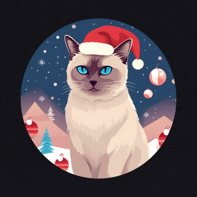 Burmese Cat Xmas, Love Cats by logiamerch