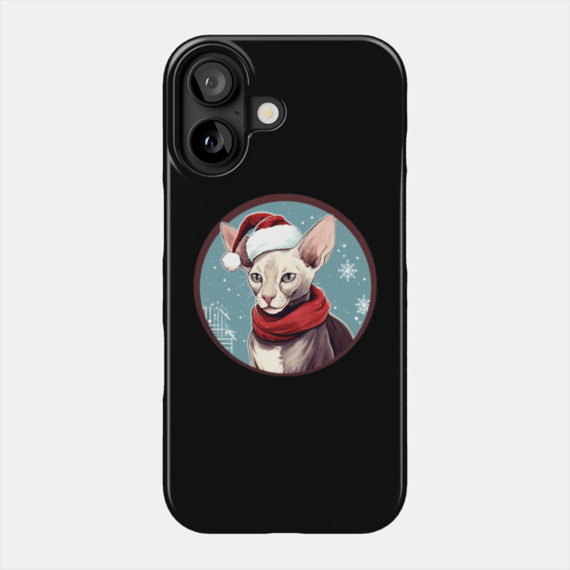 Cornish Rex Cat Xmas, Love Cats Phone Case by logiamerch