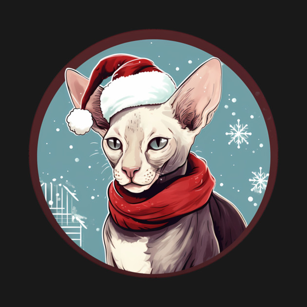 Cornish Rex Cat Xmas, Love Cats by logiamerch