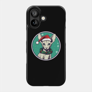 Cornish Rex Cat Xmas, Love Cats Phone Case