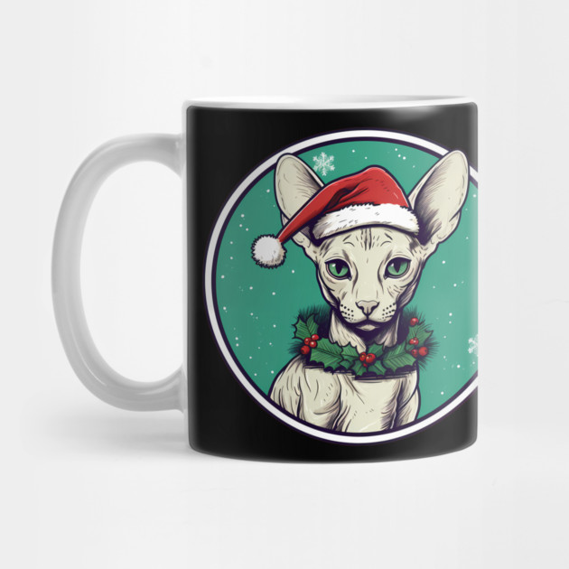 Cornish Rex Cat Xmas, Love Cats by logiamerch