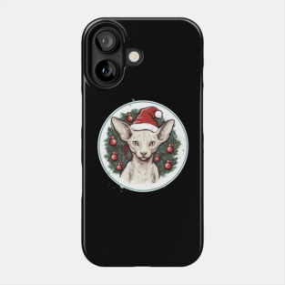 Cornish Rex Cat Xmas, Love Cats Phone Case