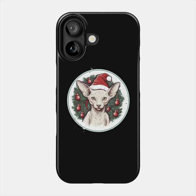 Cornish Rex Cat Xmas, Love Cats Phone Case by logiamerch