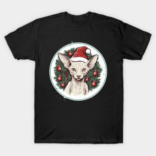 Cornish Rex Cat Xmas, Love Cats T-Shirt