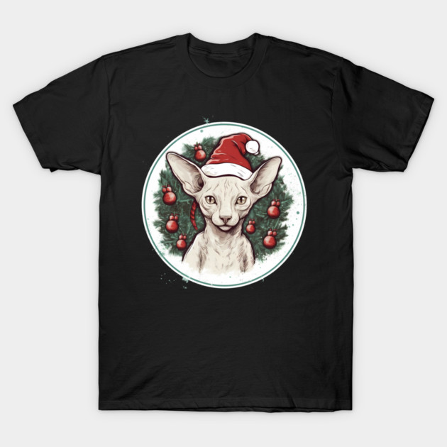 Cornish Rex Cat Xmas, Love Cats T-Shirt by logiamerch