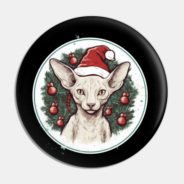 Cornish Rex Cat Xmas, Love Cats Pin by logiamerch