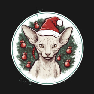 Cornish Rex Cat Xmas, Love Cats T-Shirt