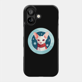 Cornish Rex Cat Xmas, Love Cats Phone Case