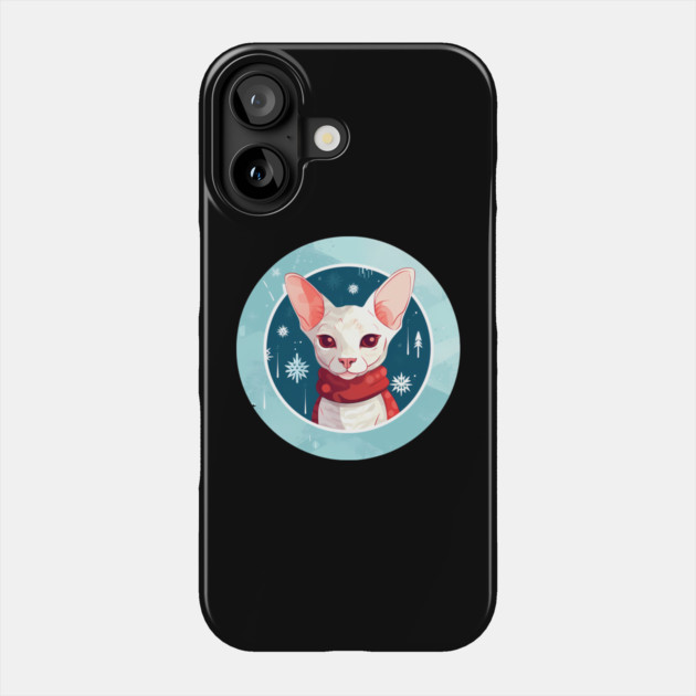 Cornish Rex Cat Xmas, Love Cats Phone Case by logiamerch