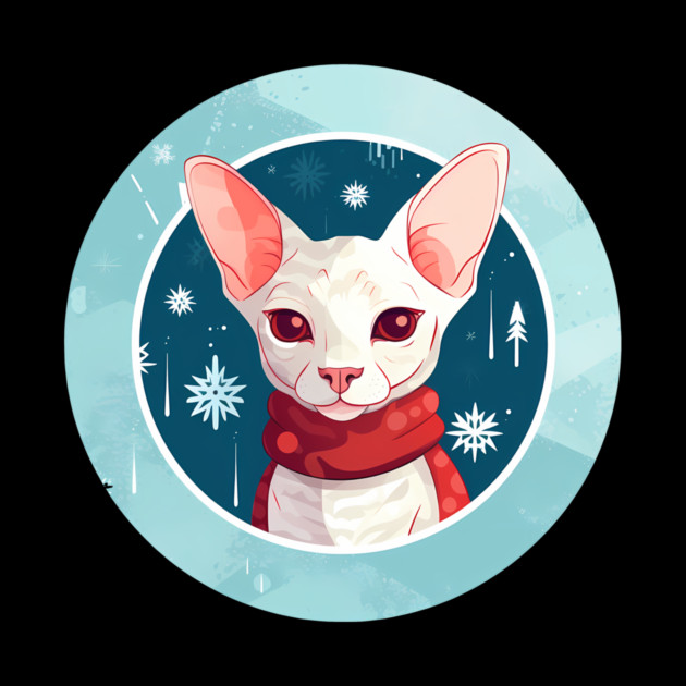 Cornish Rex Cat Xmas, Love Cats by logiamerch