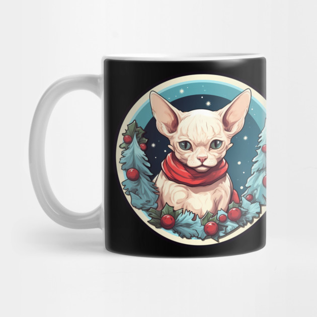 Devon Rex Cat Xmas, Love Cats by logiamerch