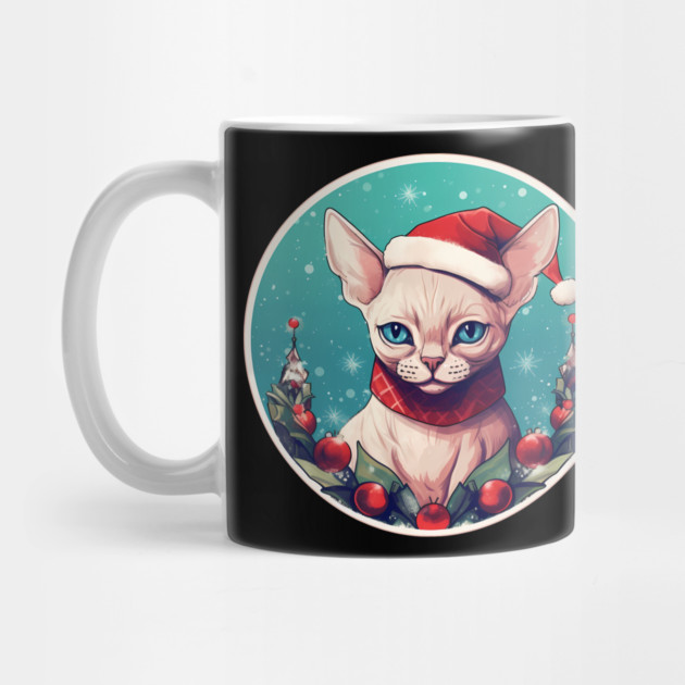 Devon Rex Cat Xmas, Love Cats by logiamerch