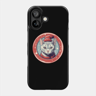 Egyptian Mau Cat Xmas, Love Cats Phone Case