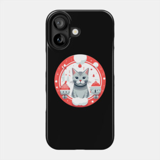 Egyptian Mau Cat Xmas, Love Cats Phone Case