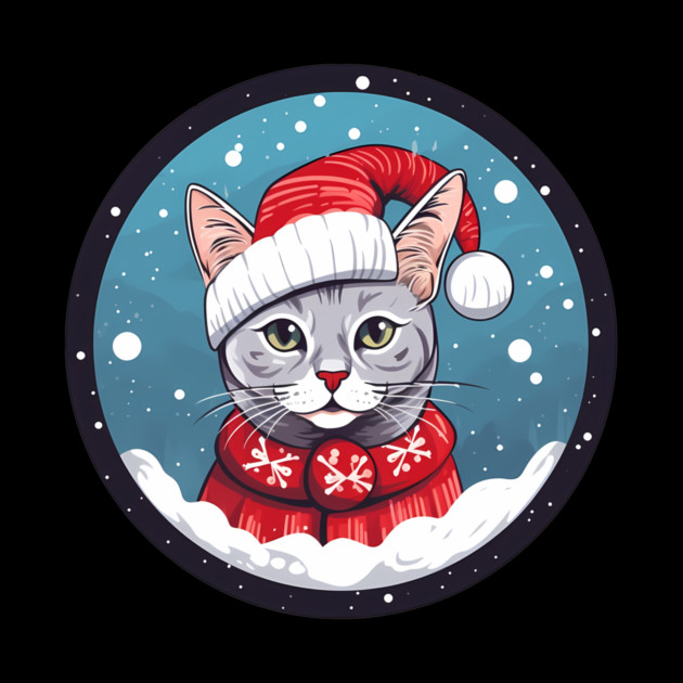 Egyptian Mau Cat Xmas, Love Cats by logiamerch