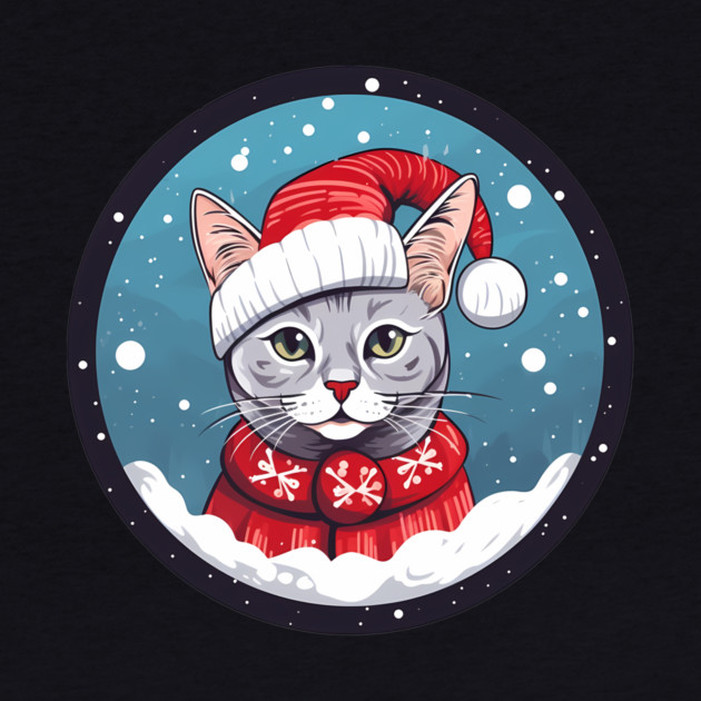 Egyptian Mau Cat Xmas, Love Cats by logiamerch