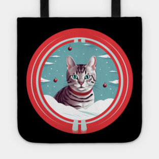 Egyptian Mau Cat Xmas, Love Cats Tote